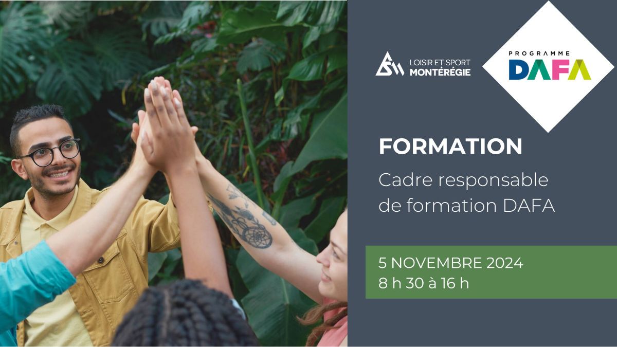Loisir et Sport Montérégie - FORMATION | Cadre responsable de formation ...